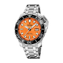 Festina Swiss men's yellow automatic watch