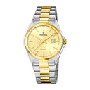 Festina Men'S Golden Stainless Steel Watch Bracelet