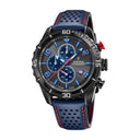 Festina Men'S Blue Chrono Sport Leather Watch Bracelet