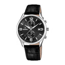Festina Men'S Timeless Chronograph Leather Watch Bracelet