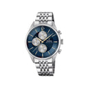 Festina Men'S Timeless Chronograph Stainless Steel Watch Bracelet