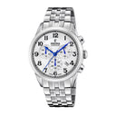 Festina swiss made men's white stainless steel watch bracelet