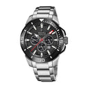 Festina chrono bike men's gray 316l stainless steel watch bracelet