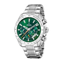 Festina men's white timeless chronograph stainless steel watch bracelet