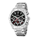 Festina men's white timeless chronograph stainless steel watch bracelet