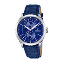 Festina men's blue retro leather watch bracelet