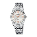 Festina mademoiselle watch silver steel strap, women's