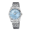 Festina mademoiselle watch silver steel strap, women's