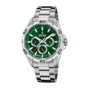 Festina men's green stainless steel watch bracelet