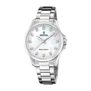 Festina women's cream solar energy stainless steel