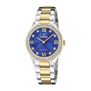 Festina women's blue solar energy stainless steel