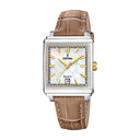 Festina women's silver leather watch bracelet