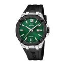 Swiss watch jaguar diplomatic for men, green.