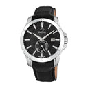 Jaguar men's silver acamar leather watch bracelet