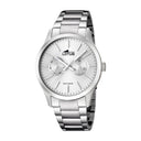 Lotus men's silver minimalist stainless steel watch bracelet
