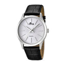 Lotus men's white minimalist leather watch bracelet