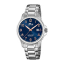 Lotus men's white classic steel stainless steel watch bracelet