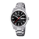 Lotus men's white classic steel stainless steel watch bracelet