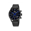 Lotus men's black chrono stainless steel watch bracelet