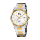 Lotus men's grey silver 316l stainless steel watch bracelet