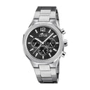 Lotus men's grey silver 316l stainless steel watch bracelet
