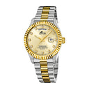 Lotus men's grey silver 316l stainless steel watch bracelet