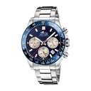 Lotus men's blue 316l stainless steel watch bracelet