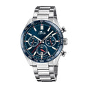 Lotus men's blue 316l stainless steel watch bracelet