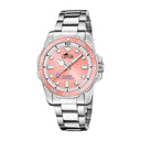 Lotus women's pink trendy stainless steel watch bracelet