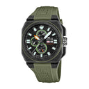 Lotus men's blue chrono rubber watch bracelet