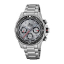 Lotus men's grey chrono stainless steel watch bracelet