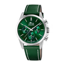 Lotus men's white chrono watch