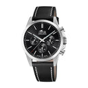 Lotus men's white chrono watch