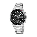 Lotus men's white chrono stainless steel watch bracelet