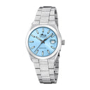 Lotus men's blue automatic stainless steel watch bracelet