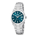 Lotus men's blue automatic stainless steel watch bracelet