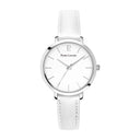 CHOUQUETTE Ladies Watch White Dial White Leather Strap