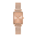 ARIANE Ladies Watch Silver Dial Pink Leather Strap