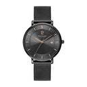 INTI Men's Watch Blue Dial Brown Leather Strap