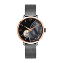 CELESTE Women's Watch Bicolor Dial Milanese Steel Bracelet Silver