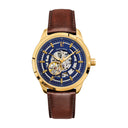 AUTOMATIC Men's Watch Blue Dial Blue Milanese Steel Bracelet