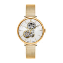 MELODIE Women's Watch White Dial Gold Milanese Steel Bracelet