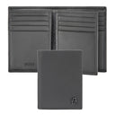 Card holder with flap Double B Saffiano