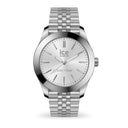 ICE steel solar Silver Dark Blue Milanese