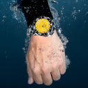 Festina Swiss men's yellow automatic watch