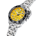 Festina Swiss men's yellow automatic watch