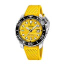 Festina Swiss men's yellow automatic watch