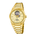 Festina women's watch swiss made rivé  beige