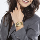 Festina women's watch swiss made rivé  beige