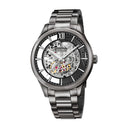 Festina watch  black stainless steel 316l strap, men's